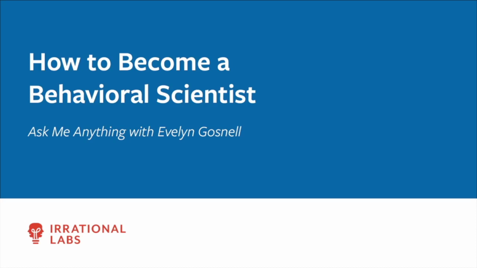 How to Become a Behavioral Scientist
